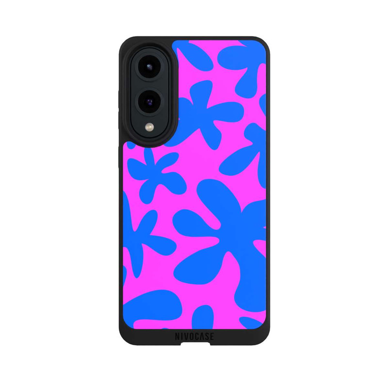 Galaxy S25 Edge NIVOpure Dopamin Flowers Blue