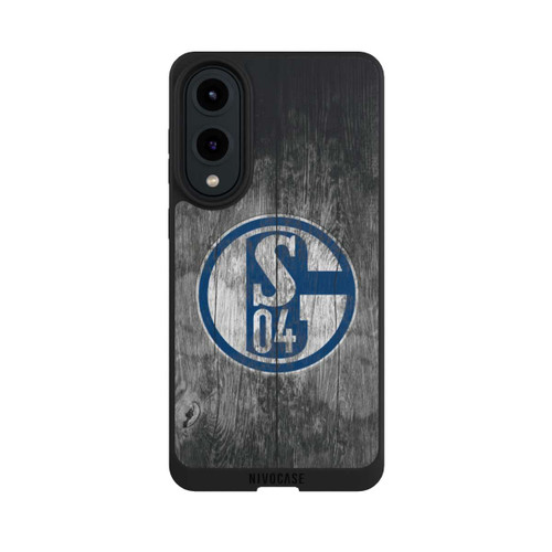 Samsung Galaxy S25 Edge NIVOpure Schalke 04 Holz Look
