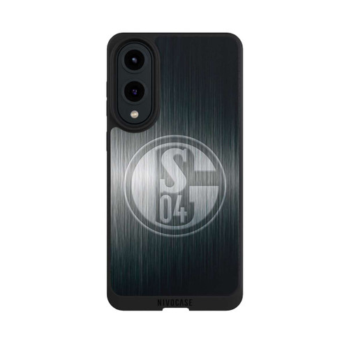Samsung Galaxy S25 Edge NIVOpure Schalke 04 Metall Look