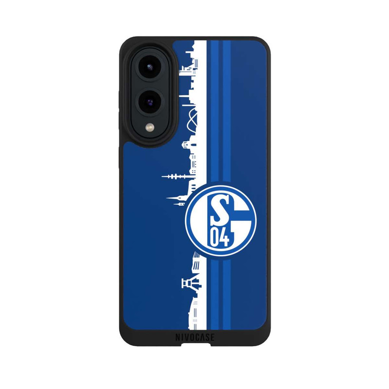 Galaxy S25 Edge NIVOpure Schalke 04 Skyline Blau