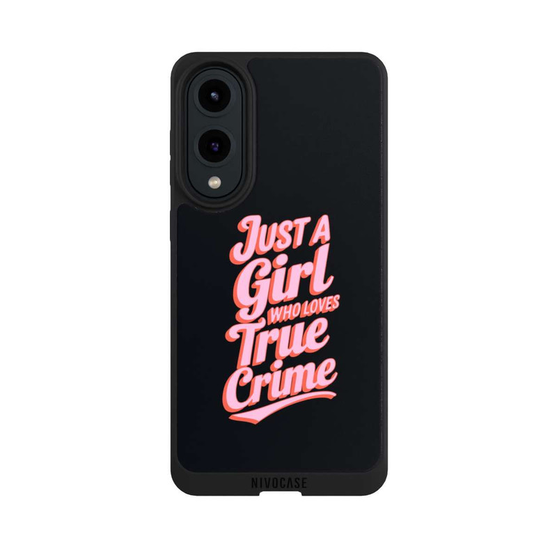 Galaxy S25 Edge NIVOpure Just a Girl Who Loves True Crime