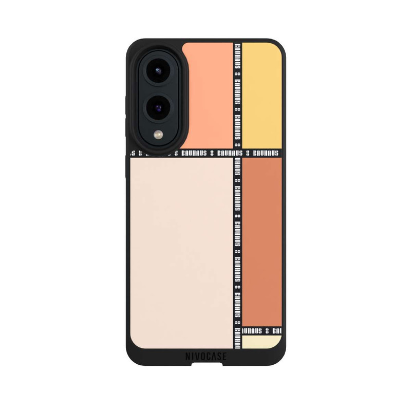 Galaxy S25 Edge NIVOpure Bauhaus Squares-Pastel