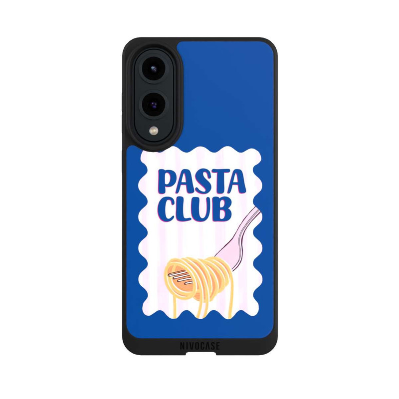 Galaxy S25 Edge NIVOpure Pasta Club in Blue and Pink