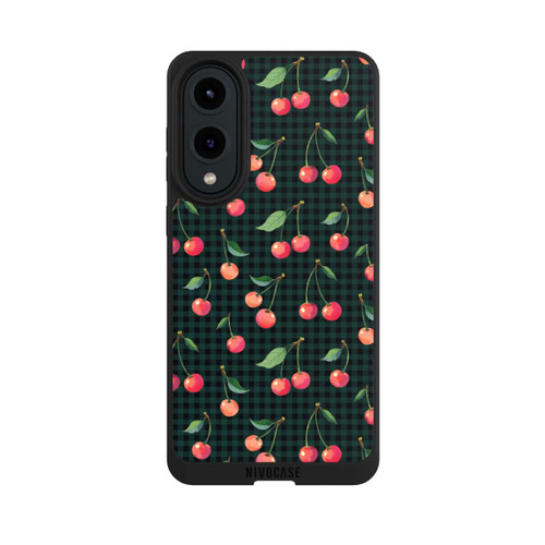 Samsung Galaxy S25 Edge NIVOpure Cherries and Green Gingham