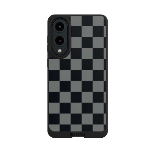 Samsung Galaxy S25 Edge NIVOpure Schachbrett Schwarz Grau