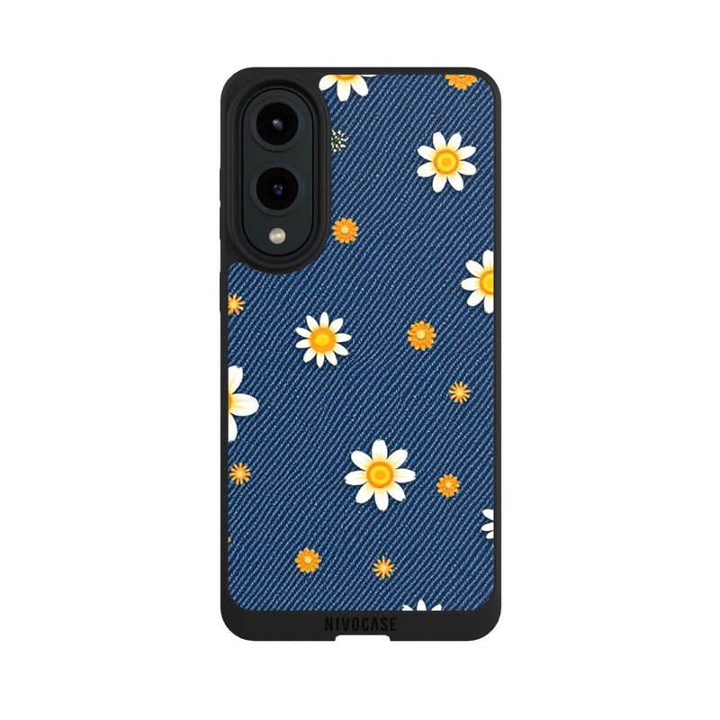 Galaxy S25 Edge NIVOpure Jeans Flowers with AI