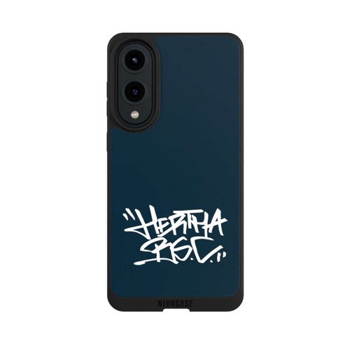 Samsung Galaxy S25 Edge NIVOpure Hertha BSC Graffiti Blau
