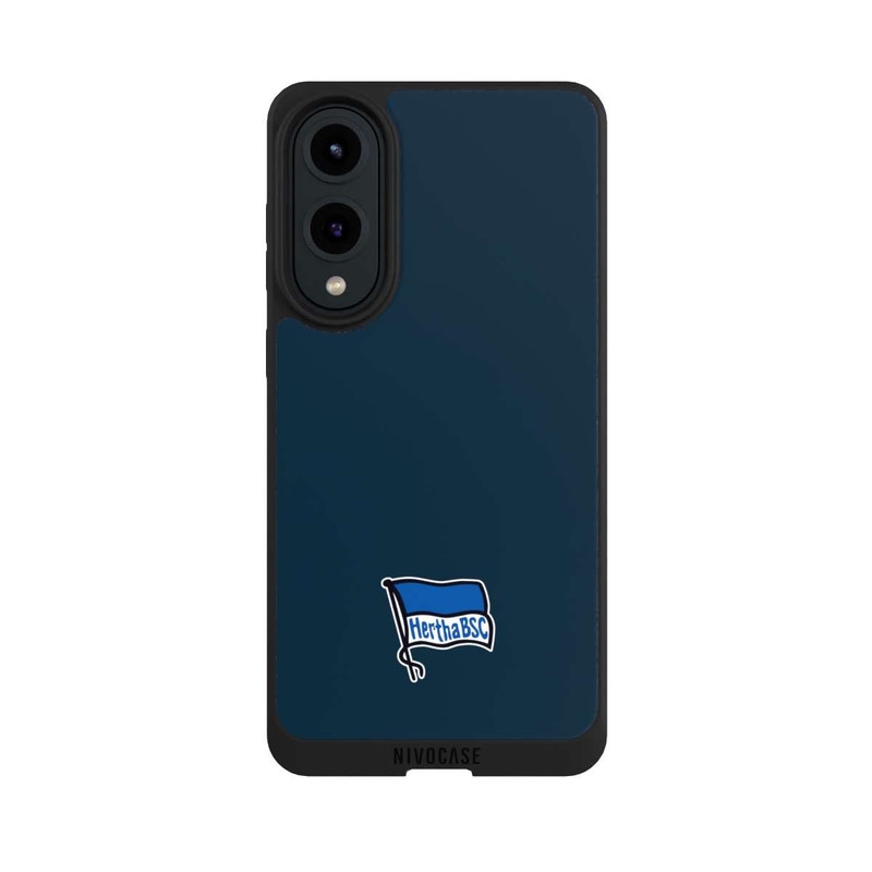 Galaxy S25 Edge NIVOpure Hertha BSC Logo Dunkelblau