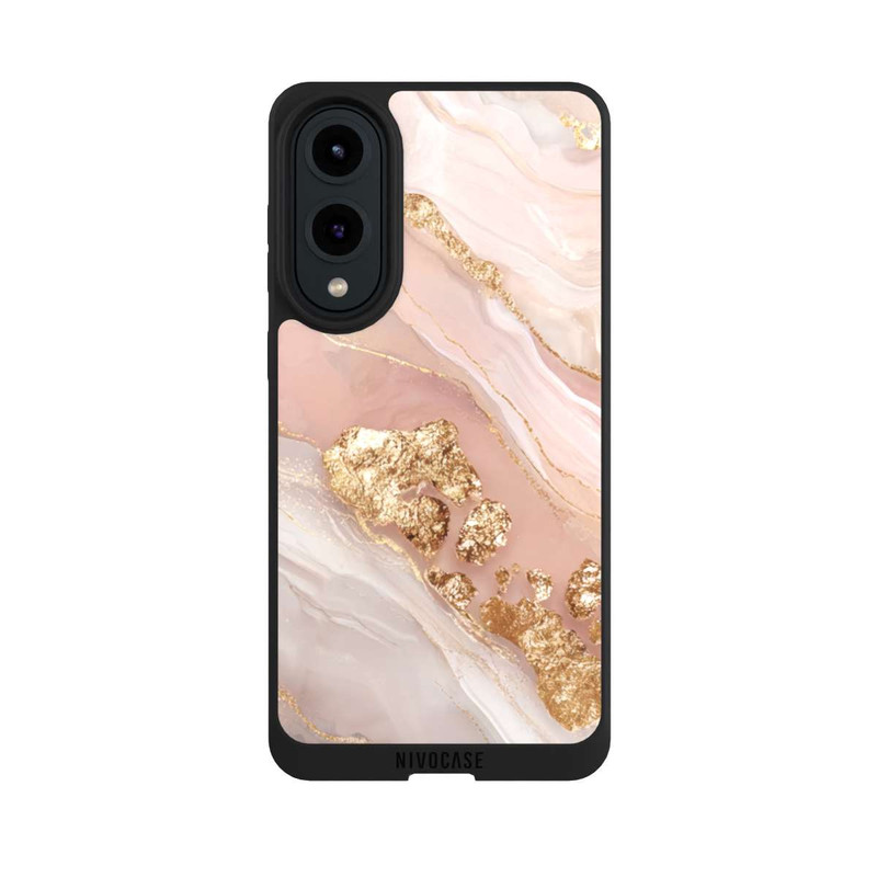 Galaxy S25 Edge NIVOpure Elegant Gold Marble