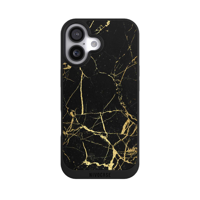 iPhone 17 NIVOpure Marbre Noir et Or