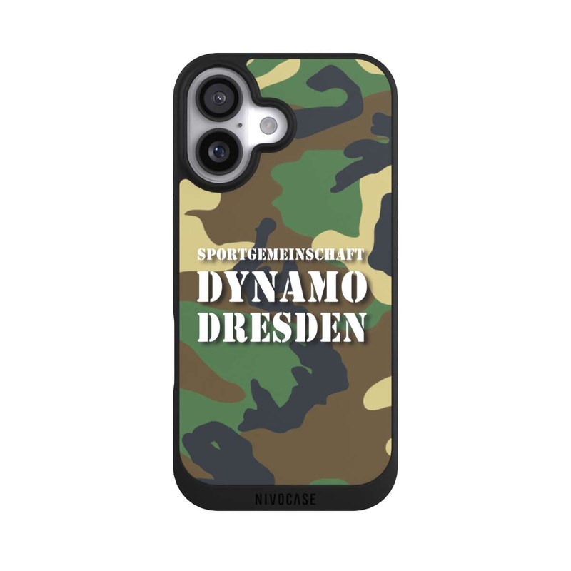 iPhone 17 NIVOpure SGDD Camouflage Grün - Dynamo Dresden