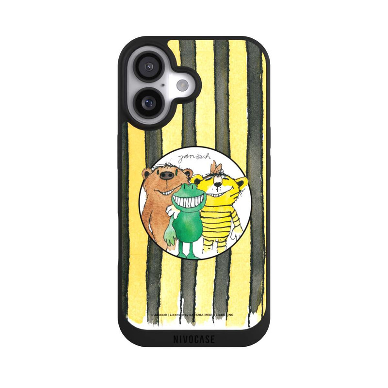 iPhone 17 NIVOpure Petit Tigre et Petit Ours avec Rayures