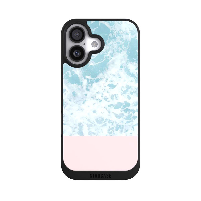iPhone 17 NIVOpure Rose sur la mer