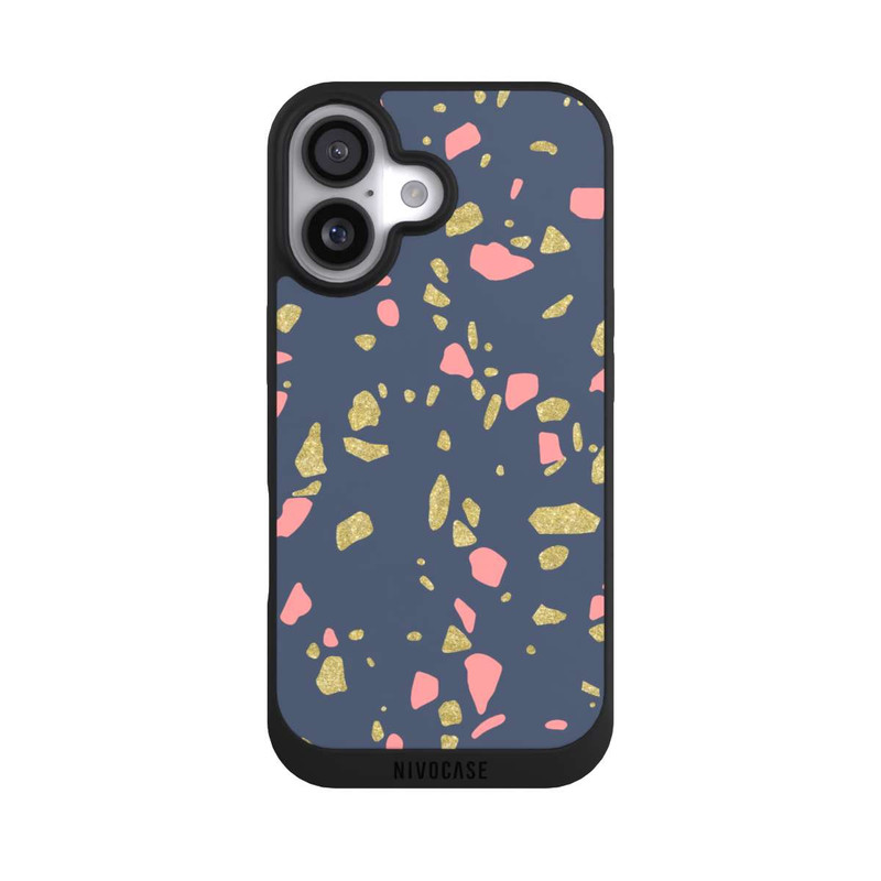 iPhone 17 NIVOpure Terazzo Gold-Optik