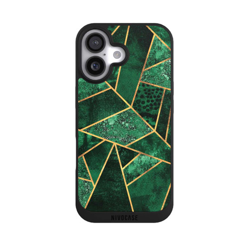  NIVOpure Deep Emerald Gold Print