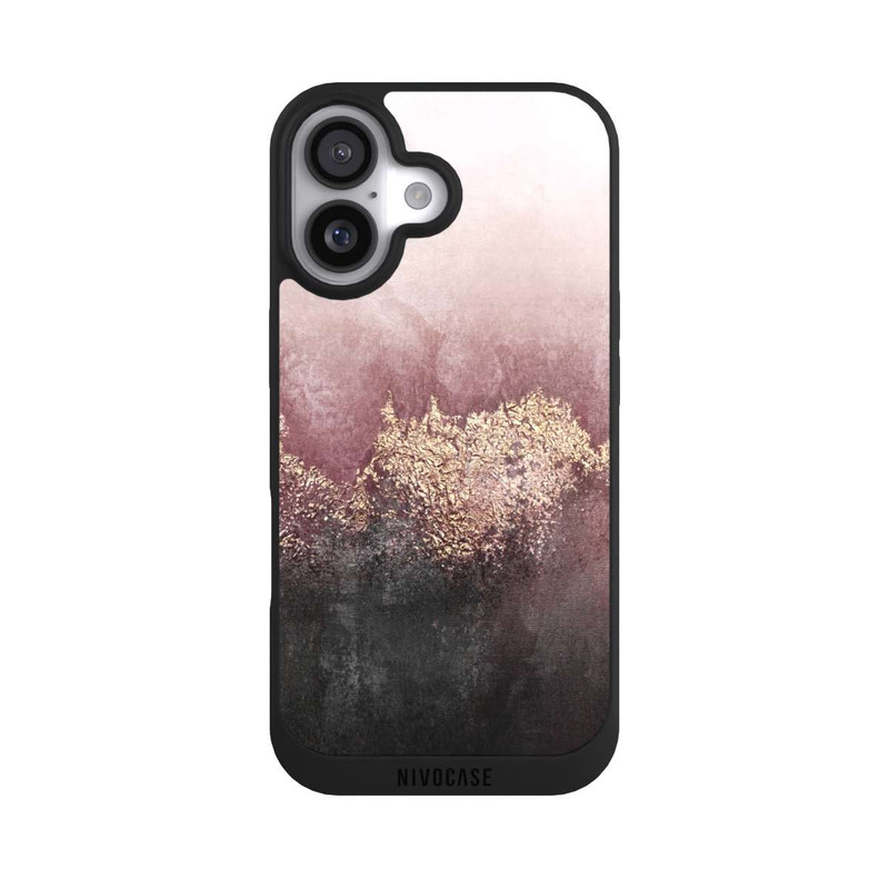 iPhone 17 NIVOpure Rosa Himmelsstaub Golddruck