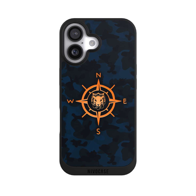 iPhone 17 NIVOpure Boussole Camo Bleu