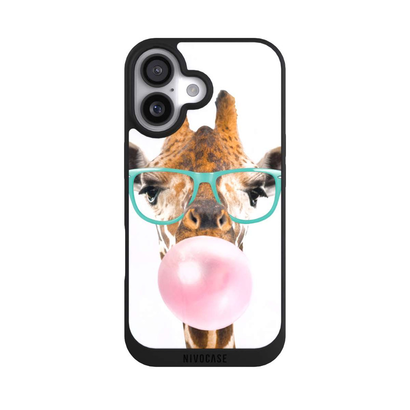 iPhone 17 NIVOpure Giraffe mit Kaugummi