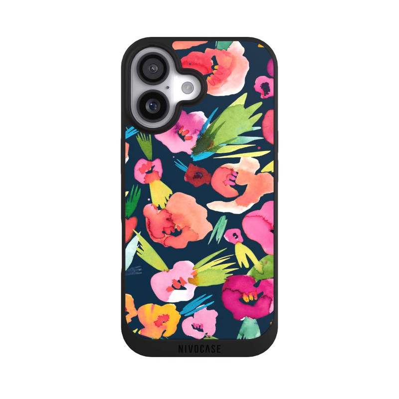 iPhone 17 NIVOpure tropische Blumen aquarell