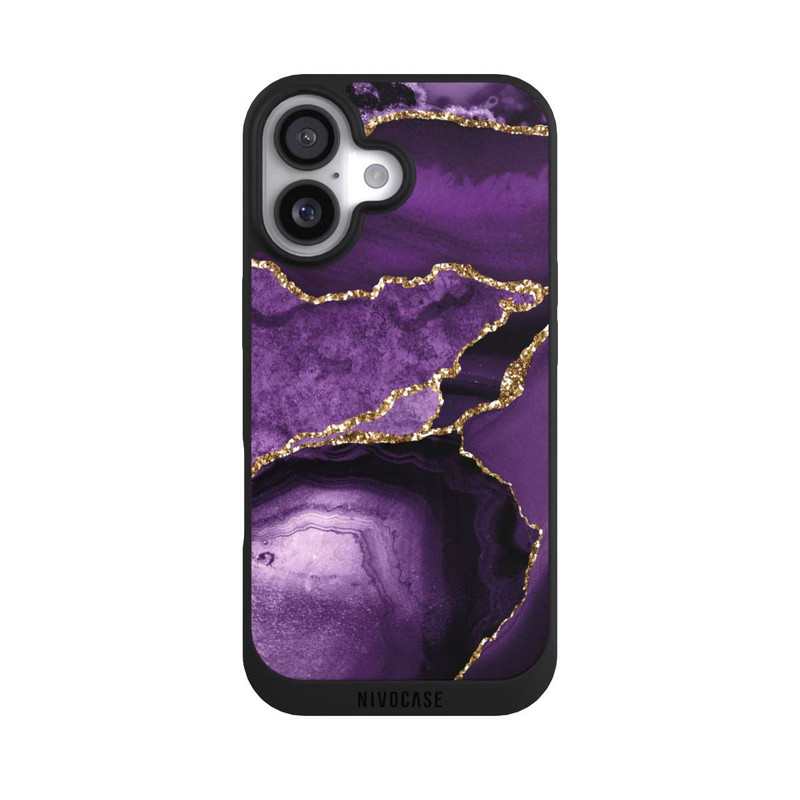 iPhone 17 NIVOpure Marbre Violet Paysage