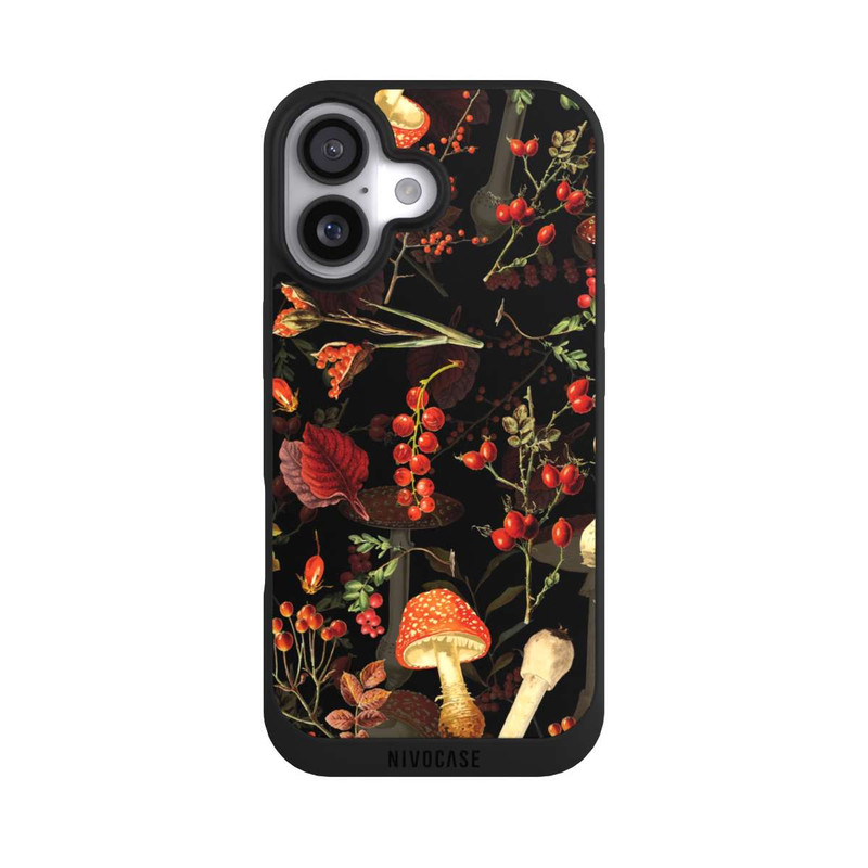 iPhone 17 NIVOpure Motif champignon foncé