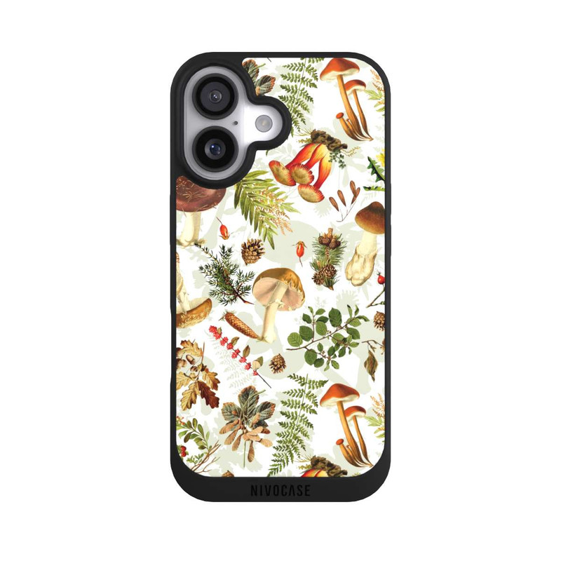 iPhone 17 NIVOpure Motif champignon blanc