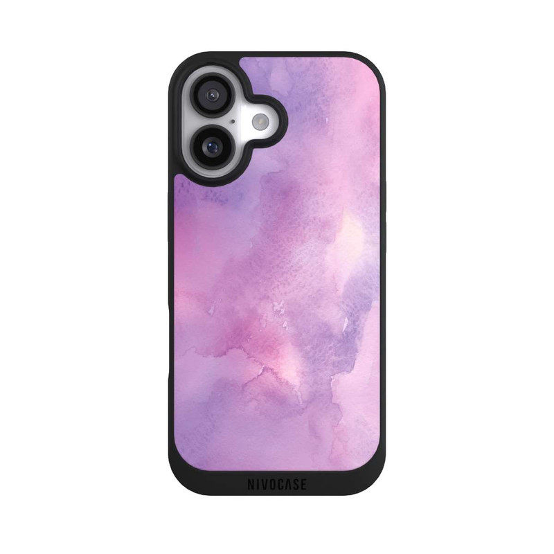 iPhone 17 NIVOpure Aquarell rosa Wolken
