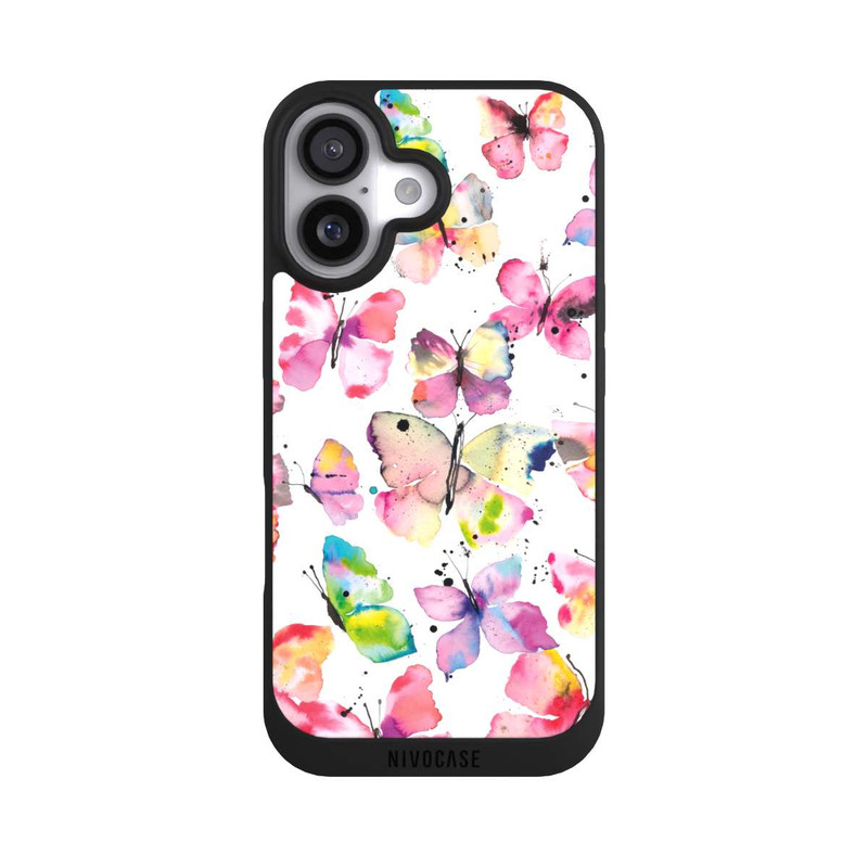 iPhone 17 NIVOpure Papillons de printemps aquarelle