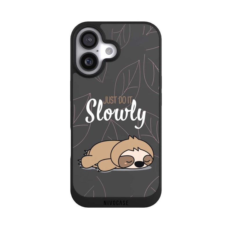 iPhone 17 NIVOpure Just Do It Slowly Sloth Grey