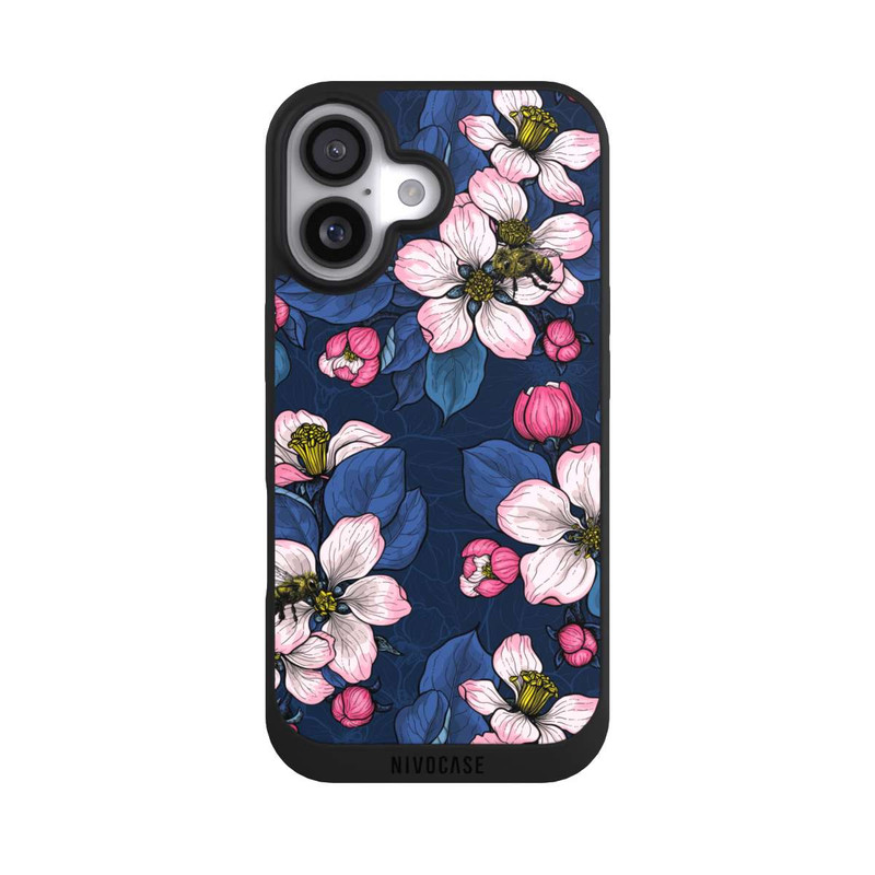 iPhone 17 NIVOpure Fleurs de pommier foncées