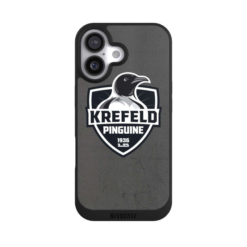 iPhone 17 NIVOpure Krefeld Pinguine Logo Schwarz und Weiß