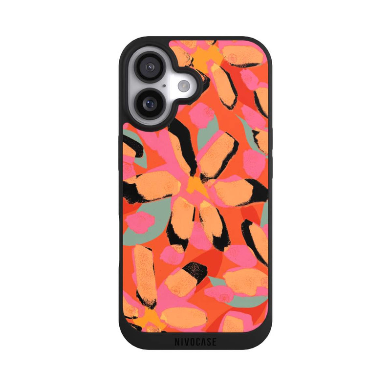 iPhone 17 NIVOpure Orangenblüten-Muster