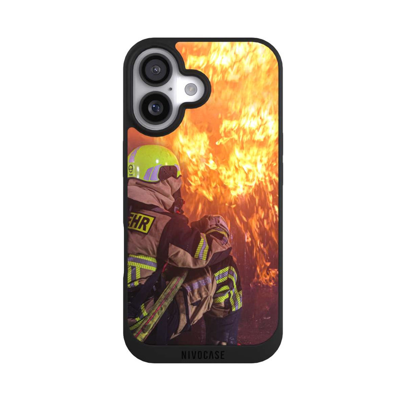 iPhone 17 NIVOpure Feuerwehrmann Brennendes Herz