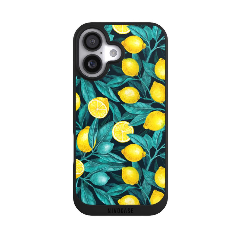 iPhone 17 NIVOpure Citrons et feuilles sombres