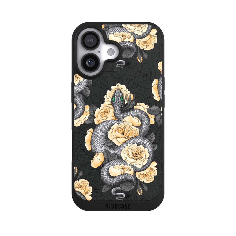iPhone 17 NIVOpure Schlange und gelbe Blume