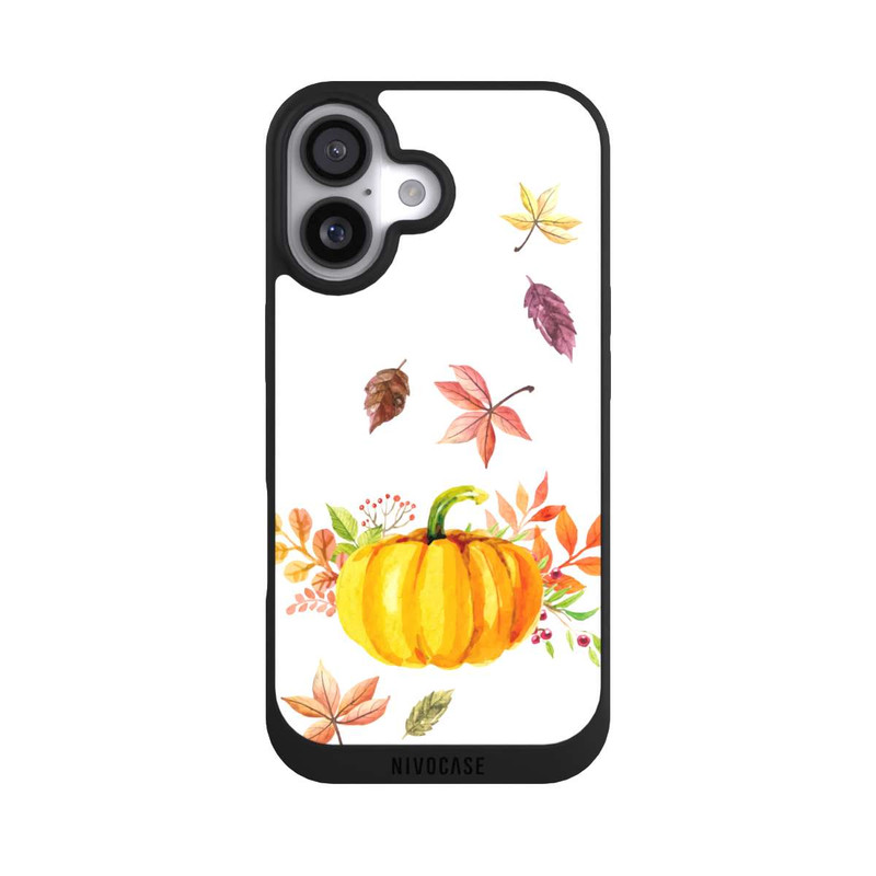 iPhone 17 NIVOpure Pumpkin-weißer Hintergrund 