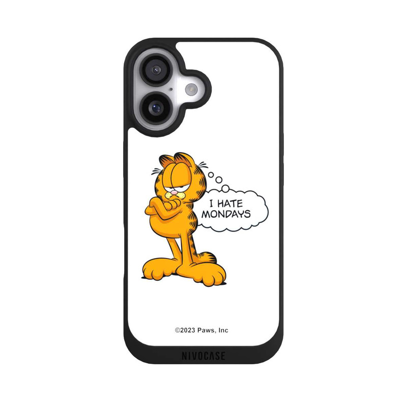 iPhone 17 NIVOpure Garfield I Hate Mondays Weiß