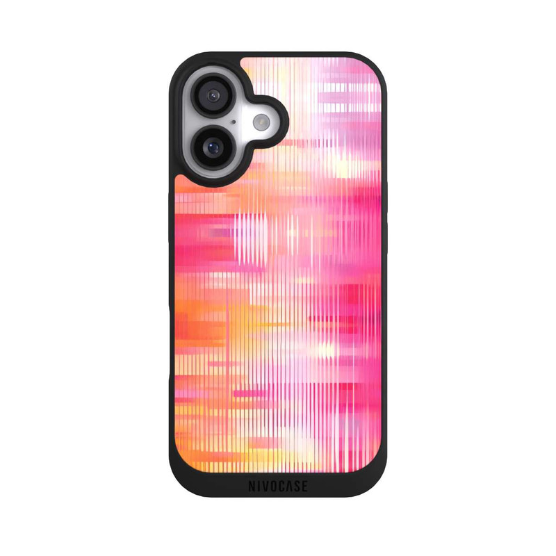 iPhone 17 NIVOpure Glitch Pink Orange