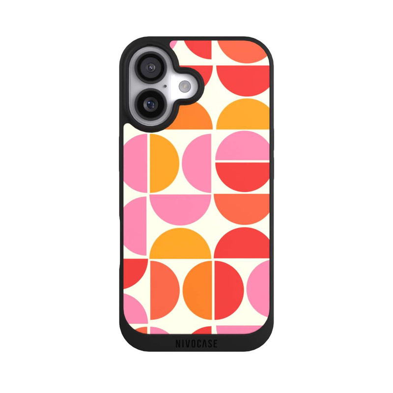 iPhone 17 NIVOpure Motif Tendance Rétro Orange