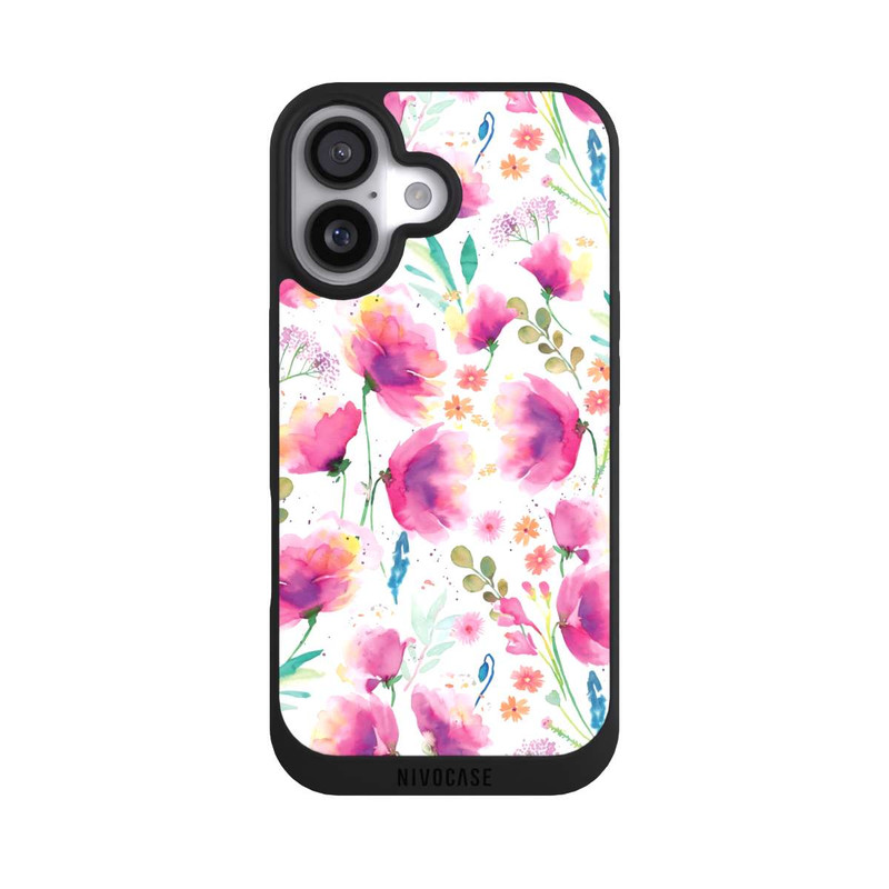 iPhone 17 NIVOpure Abstrakte Mohnblumen aquarell