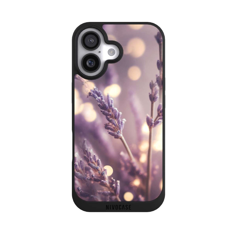 iPhone 17 NIVOpure Lavender Close Up with AI