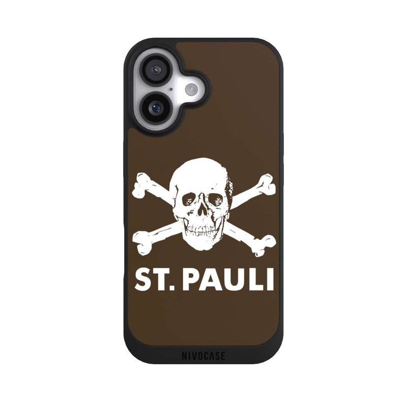 iPhone 17 NIVOpure FC St. Pauli Logo Braun