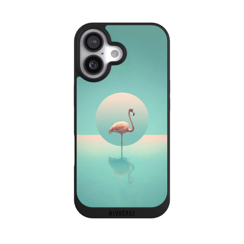 iPhone 17 NIVOpure Flamant dans la piscine