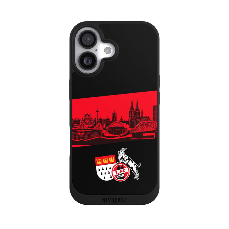 iPhone 17 NIVOpure Skyline Köln Rot Schwarz