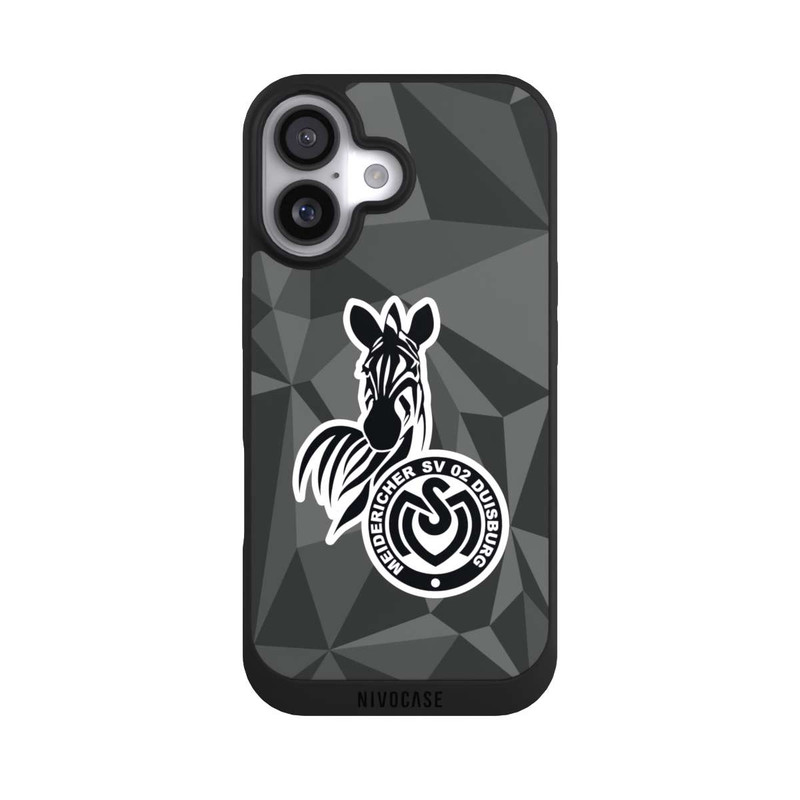 iPhone 17 NIVOpure MSV Duisburg Polygon Muster