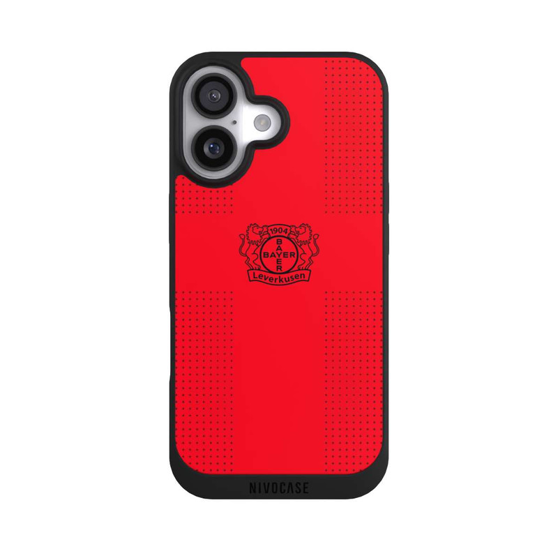 iPhone 17 NIVOpure Logo Schwarz auf Rot