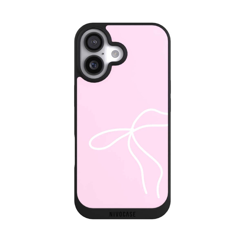 iPhone 17 NIVOpure Trendy Bow White Pink