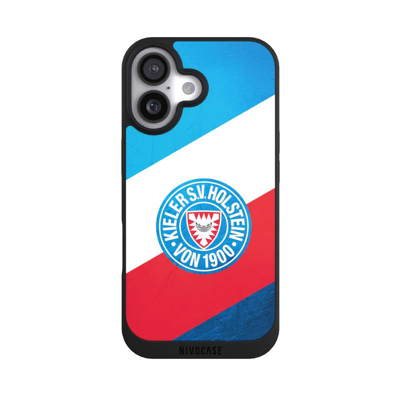 iPhone 17 NIVOpure Holstein Kiel Logo Streifen Scratch