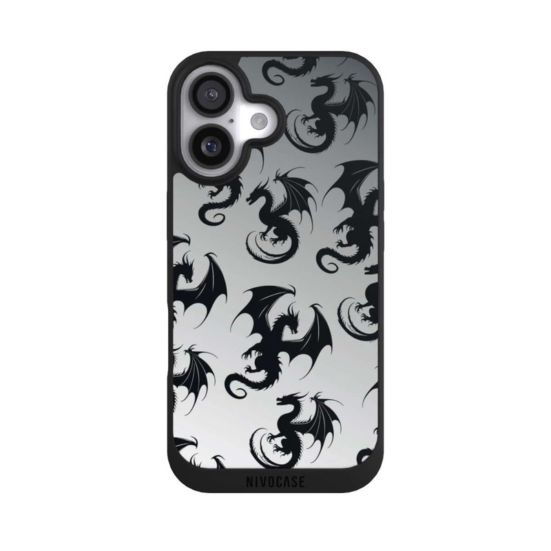 iPhone 17 NIVOpure Dragon Pattern Grey