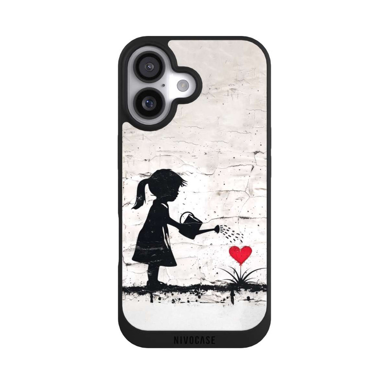 iPhone 17 NIVOpure Girl Watering Bunch of Flowers 